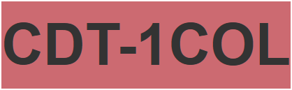 CDT-1COL