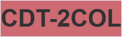 CDT-2COL