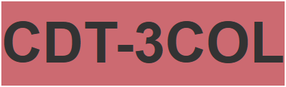 CDT-3COL