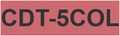CDT-5COL