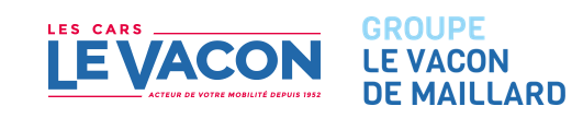 Logo de l'exploitant Les Cars Le Vacon (Groupe Le Vacon de Maillard)